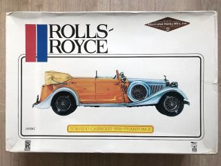 Vintage Pocher K75 Rolls Royce Torpedo Cabriolet Phantom Ii 1934 Kit 1/8