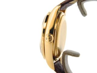 Mens Rolex Day - Date President 18K Yellow Gold Watch Diamond Dial 1ct Bezel 18038 3