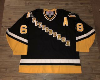 Jaromir Jagr Pittsburgh Penguins Hockey Jersey Men’s Xl Ccm Classic Vintage 1990