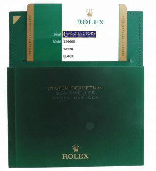 2018 Rolex Sea - Dweller Deepsea 126660 Stainless Steel 44mm Black Dive Watch 10