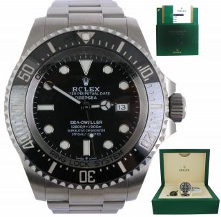 2018 Rolex Sea - Dweller Deepsea 126660 Stainless Steel 44mm Black Dive Watch