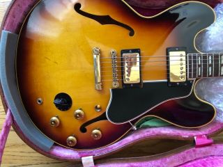Gibson 1959 ES - 345 Stereo Sunburst with P.  A.  F 100 Vintage 11