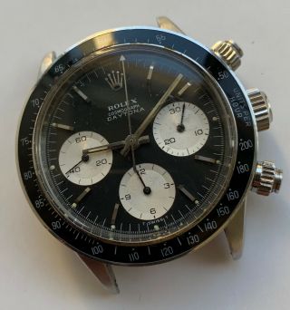 1960 ' s Vintage Rolex Cosmograph Daytona ref.  6240 with Black Dial 6239 6263 6265 2