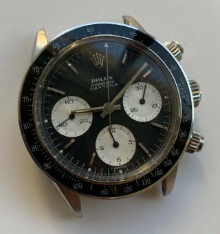 1960 ' s Vintage Rolex Cosmograph Daytona ref.  6240 with Black Dial 6239 6263 6265 3