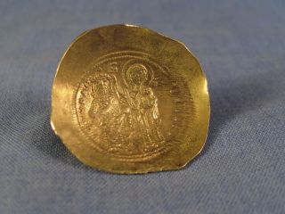 ANCIENT BYZANTINE COIN 1059 - 67 CONSTANTINE X HISTAMENON GOLD CONSTANTINOPLE VF 10