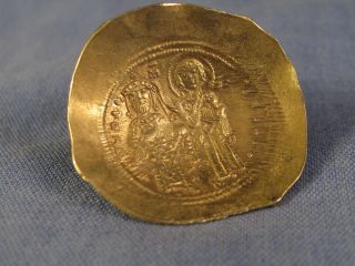 ANCIENT BYZANTINE COIN 1059 - 67 CONSTANTINE X HISTAMENON GOLD CONSTANTINOPLE VF 6