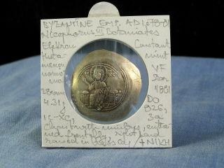 Ancient Byzantine Coin 1078 - 87 Nikephorus Iii Histamenon Constantinople Vf