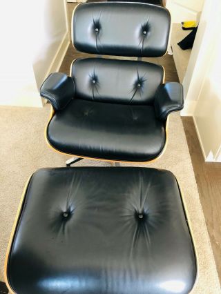 Herman Miller Eames Lounge Chair And Ottoman 50th Anniversary Santos Palisander