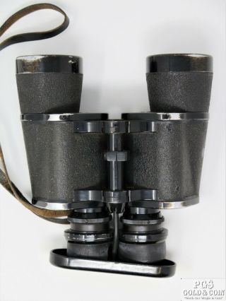 Vintage German Military Benutzer Binoculars in Case 7x50 2239737 15585 10