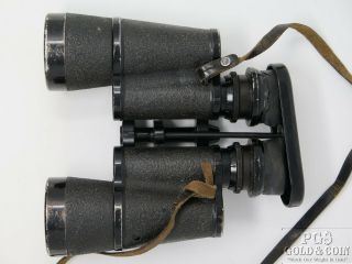 Vintage German Military Benutzer Binoculars in Case 7x50 2239737 15585 11