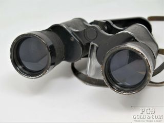 Vintage German Military Benutzer Binoculars in Case 7x50 2239737 15585 12
