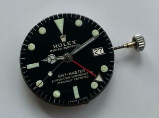 1960 ' s Vintage Rolex GMT - Master ref.  1675 with GILT Gloss Dial 2