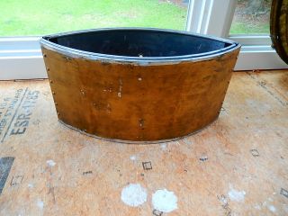 Rare Vintage 1920s Barry Collapsible Bass Drum w Painted Front Head HTF 9