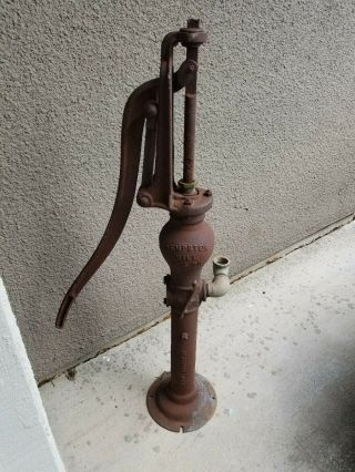 Vintage Dempster Windmill Co.  Beatrice Ne Cast Iron Antique Hand Water Well Pump