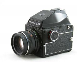 Mamiya M 645 Vintage Slr 6x4.  5 Camera,  Prism Finder,  Lens Sekor C 2.  8/80mm