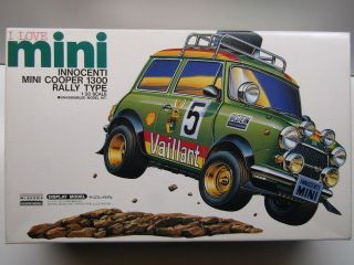 Arii Vintage 1:20 Scale Innocenti Mini Cooper 1300 " Rally Type " Model Kit - Rare