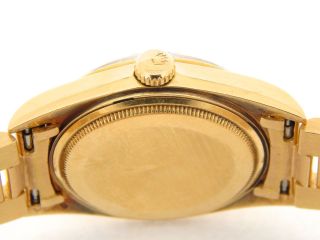Mens Rolex Day - Date President 18K Yellow Gold Watch Champagne 8,  2 Diamond 1803 7