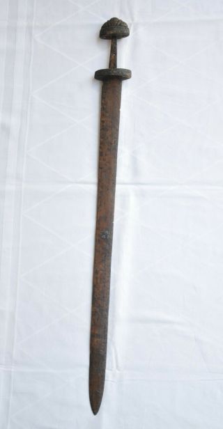 Sword of the Viking.  The Vikings.  Big Battle/Combat sword.  90 cm 7