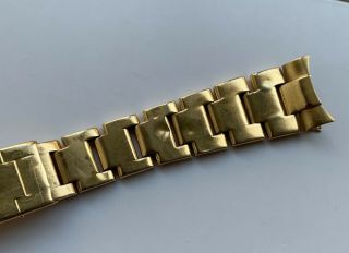 1970 ' s Vintage Rolex 18k YG 92098 Yellow Gold Submariner ref.  1680 20mm Bracelet 2