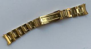 1970 ' s Vintage Rolex 18k YG 92098 Yellow Gold Submariner ref.  1680 20mm Bracelet 4