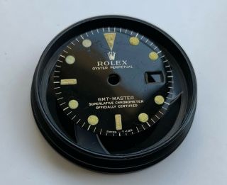 1960 ' s Vintage Rolex GMT - Master ref.  1675 GILT Gloss Dial 2