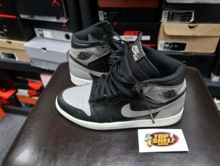 Nike Air Jordan 1 Size 9 Black Grey Og Retro Vtg Vintage Vnds Black Grey Classic
