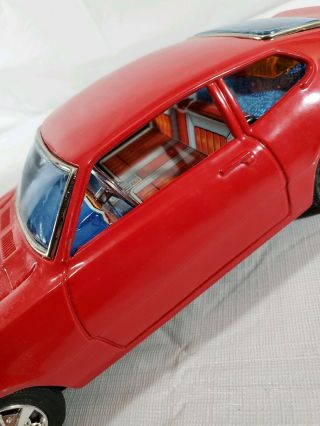 NOS Vintage Mystery Bump N ' Go Ford Mustang Red Battery Operated Non Fall Japan 10