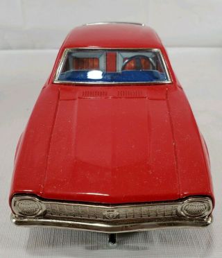 NOS Vintage Mystery Bump N ' Go Ford Mustang Red Battery Operated Non Fall Japan 7