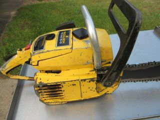 Vintage McCulloch Pro Mac 10 - 10 Chainsaw 4