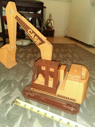 Vintage Case 688 Excavator Toy ERTL Die Cast 2