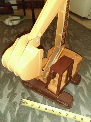Vintage Case 688 Excavator Toy ERTL Die Cast 4