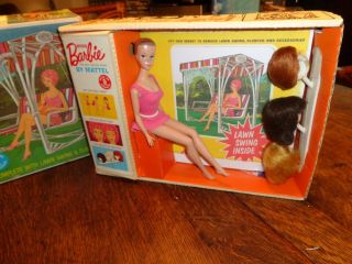 Vintage Miss Barbie W/box Swing Clothes & Accessories No Breaks Wow