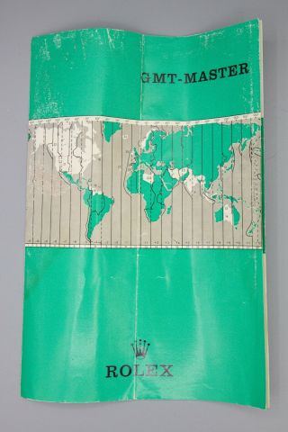 Rolex Gmt - Master 1675 Brochure,  Booklet,  Leaflet,  Vintage Information Pamphlet