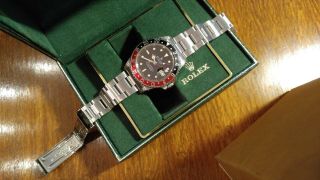 Rolex Mens Stainless Steel Gmt Master Ii