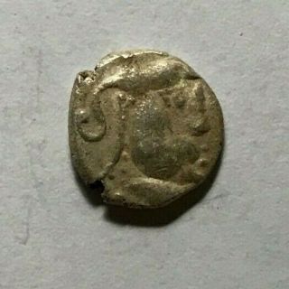 Ancient Celtic Northeast Gaul Treviri Silver Unit 1st Century Bc - P599