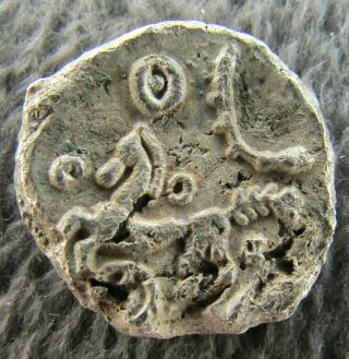 Ancient Celtic Atrebates & Regni Tincommius Silver Drachm Circa 30 Bc (m204)
