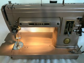 1955 Vintage Singer 301A Gear Drive Lock Stitch Sewing Machine Serviced 3