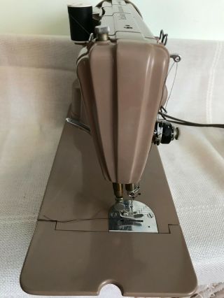 1955 Vintage Singer 301A Gear Drive Lock Stitch Sewing Machine Serviced 6