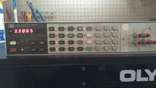 Hp 3456a Microprocessor Based Fully Programmable Integrating Digital Multimeter