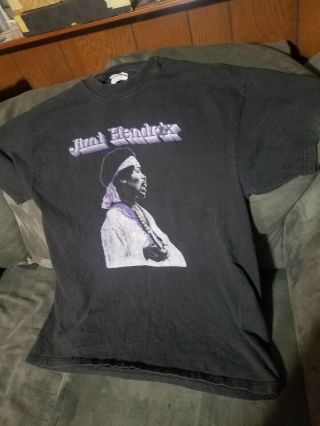 Rare Vintage Jimi Hendrix Memorial Shirt Spirit Lives On Xl 1942 To 1970