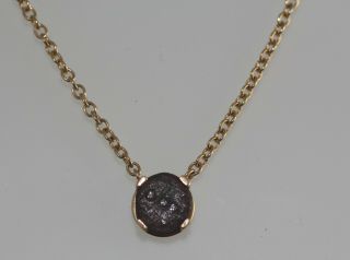 Vintage Ancient Widows Mite (?) Coin 14k Yellow Gold Pendant