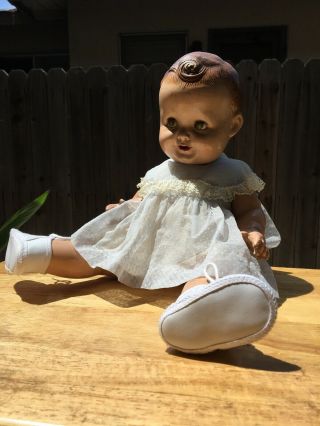 Vintage 1930’s Baby Sandy Doll Composition Doll By Ralph A.  Freundlich