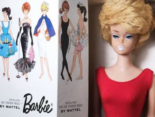 Vintage Platinum Bubblecut Barbie Doll (american Girl Head Mold) White Ginger?