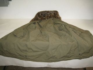 Vintage US M - 1947 M - 47 Army Winter Overcoat Parka Type 8