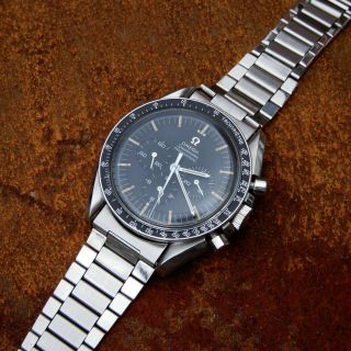 Omega Speedmaster 145.  012 Vintage 1967 Cal.  321 DoN Bezel Step Dial Moon Watch 5