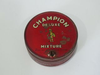 Vintage Champion De - Luxe 2 0z Australian Tobacco Tin