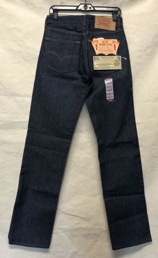 Vintage Levi ' s 501 XX STF denim jeans tags on 29 