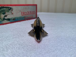 Rare Vintage Heddon Four Point Ice Decoy Fishing Lure Shiner Scale 3