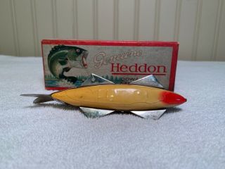 Rare Vintage Heddon Four Point Ice Decoy Fishing Lure Shiner Scale 5