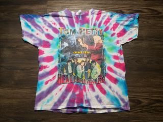 Vintage Tom Petty And The Heartbreakers Concert Band Tee T - Shirt Tagged Xl